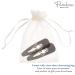 Parcelona French Clic Clac Tortoise Shell Brown Hair Clips for Women - Buy Online on GoSupps.com