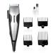 Geepas Electric Hair Clipper AC Mains Clipper/Trimmer with High Precision Ceramic Blades Ergonomic Design 4 Combs Brush & Oil Included Creates Fine Lines Contours & Details - 2 Year Warranty