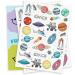 XO Fetti Glow in the Dark Space Temporary Tattoos - 50 pcs | Alien Birthday Party Supplies for Kids - Buy Online on GoSupps.com