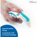 Wellsamed Denture Toothbrush - Premium Denture Brush for Artificial Teeth (Green 1 Piece) - Buy Online on GoSupps.com