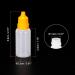 PATIKIL 50 Packs 15ml Squeezable Dropper Bottles - Yellow Liquid Vials with PP Caps for Easy Dispensing - Buy Online on GoSupps.com