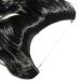 Buy Silk-Co Adjustable Rubber Band Hair Extensions - Invisible Cord Corrugated Synthetic - 50cm Black for Women - Buy Online on GoSupps.com