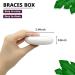 (2 Pack) Retainer Case Solid Orthodontic Retainer Case (White) - Buy Online on GoSupps.com