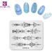 KADS Nail Art Stamping Plate Set - Night Sky, Flower, Beach Designs | 4Pcs Template Image Plates for Salon-quality Nail Designs - Buy Online on GoSupps.com