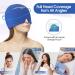 NEWGO Migraine Relief Cap - Full Coverage Headache Hat for Cold Therapy, Stress & Sinus Relief - Dark Blue - Buy Online on GoSupps.com