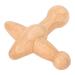 Cross-shaped trigger point massager wood massage tool to increase the metabolism lymphatic drainage relaxes the muscles massage device made of wood