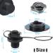 Inflatable Boat Air Valve Set | 2pcs Spiral Air Plugs | One-Way Inflation Replacement | Boston Valve for Boats, Kayaks, Rafts - Buy Online on GoSupps.com