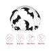 Halloween Bats Printed Waterproof Shower Cap for Women - Fits All Head Sizes and Hair Textures - Buy Online on GoSupps.com