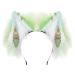 amangul Plush Ear Headband Retro Ethnic Tassels Pendant Hair Hoop Anime Cosplay Costume Halloween Party Hair Accessories