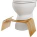 Squatty Potty The Original Bathroom Toilet Stool - Slim Teak Finish, 7 inch Height Brown