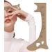 Eyebrow Measuring Tool - Eye Liner Guide for Eye Brows - Quick Eye Makeup Tool Eyebrow Shaping Aid Brow Measuring Tool for Perfect Eye Liner & Lip Lines Khaki - Buy Online on GoSupps.com