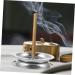 Minkissy Moxibustion Stick Holder - 2 Piece Stainless Steel Incense Rack | Moxa Burning Rack & Incense Finger Burner - Buy Online on GoSupps.com