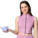 Ceramic Neti Pot Set with 5 Sachet Neti Salt - Spill Proof, Microwave Safe - Light Voilet Color - 250 ML - Buy Online on GoSupps.com