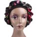 Simoda Satin Floral Night Cap for Curly Hair - Elastic Band Sleeping Cap | Premium Hair Care Satin Bonnet #1 - Buy Online on GoSupps.com