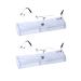 2 Stueck Unisex frameless reading glasses for men and women + 3.5 (70-74 years) Ultralight (14g) Clear lens Presbyopian glasses with case + 3.5 (70-74 years) /2 Stueck