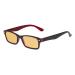 Eyekeper Blue -light blocking vintage computer reading glasses for women and men black red +2.00 BB90 lens - black/red 2.0 diopters