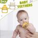 TinyHalo 2pcs Silicone Baby Teething Mittens - BPA Free, Anti-Drop, Adorable Chew Toys for Healthy Oral Development - Buy Online on GoSupps.com