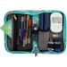 Sugar Medical Deluxe Diabetes Supply Bag - Secure Carry Case for Diabetic Essentials with Test Strip Disposal Pocket and ID Window (Beach Floral) - Buy Online on GoSupps.com