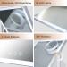 SLIMOON Hollywood Vanity Mirror with Lights - 11.8 Lighted Makeup Mirror, 10X Magnification, Rechargeable, Touch Control - White - Buy Online on GoSupps.com