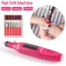 Electric Nail Drill Machine Electric Nail Polishing Machine Finger Toe Nail Care Nail Polish Tool Nails Manicure Pedicure Polishing Shape Tools Kit for Home Salon Use rose red - Buy Online on GoSupps.com