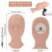 Silicone Lash Mannequin Head with Eyelids - 4 Piece Set for Makeup Practice and Lash Extension Training - Buy Online on GoSupps.com