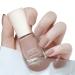 Nude Nail Polish Quick Dry & Long Lasting Nude Nail Varnish - Water Based Natural Nail Polish- No Need Uv Nail Paint For Diy Nail Art Manicure At Home -French Manicure Nail Polish (04#)