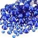 Speesy Flat Back Gems Round Crystal Rhinestones with Tweezer and Picking Pen for Crafts Nail Art DIY Blue - Buy Online on GoSupps.com