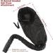Segbeauty Extra Large Bonnet Hooded Hair Dryer Attachment - Adjustable Deep Conditioning Cap for Natural Curly Hair Care - Fast Drying & Styling - Black - Buy Online on GoSupps.com