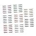Healvian 120 Pairs Eyeliner Reusable Double Eyelid Tapes Reusable Eyelid Stickers Decal Stickers Plastic