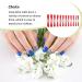Dajidafu Coffin Nail Set Glossy Classic Scratch Resistant Press-on Fingernails Strong Viscosity Trend Manicure Stickers Type 14 - Buy Online on GoSupps.com