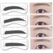 Beavorty 96 Pairs 8 Eyeshadow Eyebrow Stamp Molds Eyebrow Stencils Template Eyebrow Trimming Makeup Tools - Buy Online on GoSupps.com