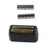 Trimmer Replacement Blade Fine Cutting Electric Trimmer Head Arched Edges Glide Smoothly for FXFS2 Models (Black)