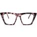 FEISEDY Square Cat Eye Reading Glasses - Blue Light Blocking Women s Fashion Cateye Readers B4121 in Pink Tortoise/Clear Lenses 1.5x - International Shipping Available - Buy Online on GoSupps.com