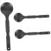 SOESFOUFU 3pcs Vision Test Baffle Handheld Eye Occluder Eye Exam Tools Eye Patch for Glasses Eye Cover Plastic Black 24.00X6.00X0.50CM