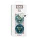 BIBS Colour Simmetrical Schnuller 2 Pack - BPA-Free Silicone Dummy for Ages 6-18 Months - Made in Denmark - Iceland Sea / Forest Lake - Buy Online on GoSupps.com