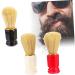 Beavorty 3-Piece Wood Shaving Brush Set | Men's Barber Tools & Neck Duster | Perfect for Beard Grooming & Shaving Salon Use - Buy Online on GoSupps.com