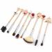 Coshine 8pcs Sailor Moon Makeup Brush Set with Pouch - Magical Girl Gold Cardcaptor Sakura Brushes and Cute Pink Bag - Buy Online on GoSupps.com