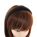 axy headband with fabric padded candy colors - beautiful women's headband hair accessories headband HRK7 (black)