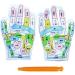 ZOUBAOQ Point Glove Foot Acupressure Socks - Massage Knitting Reflexology Gloves for Men | International Shipping - Buy Online on GoSupps.com