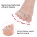 Gel Toe Separators and Metatarsal Pads for Pain Relief - Forefoot Cushions for Men and Women - Bunion Corrector and Toe Straightener - 4 Pcs Set - Buy Online on GoSupps.com