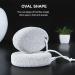 Pumice Foot Rub Stones - Set of 2 | Oval Shape, Compact & Lightweight | Exfoliating Pedicure Tool for Foot Care | White - Buy Online on GoSupps.com
