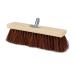 Garden Brooms Sweeping Brush Outdoor Broom Heavy Duty Garden Brooms Stiff Hard Sweeping Brush with Handle Garden Patio Stiff Hard Brush Medium