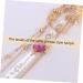 FOMIYES 1pc Pearl Hairpin Gold Hair Pin Gold Tassel Jaw Trainer Chinese Wedding Decoration Japanese Hair Accessories Chinese Hairpin Wood Hair Fork Pink Miss Hair Clip Classical - Buy Online on GoSupps.com