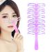 Eyebrow Stencil Kit Reusable Templates for Shaping and Grooming | Clear with Multiple Designs Quick Alignment for Applying Powder Pencil Gel or Pomade at Home 15