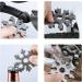 Valey Bike Trailer Coupling - 2-Piece Set for Children's & Dog Trailers with Fuse Pin & 18-in-1 Snowflake Multi-Tool | International Shipping Available - Buy Online on GoSupps.com