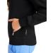 Healing Hands HH360 5067 Carly Zip Up Scrub Jacket - Large Black | Stylish Women's Scrub with 2 Pockets - Buy Online on GoSupps.com