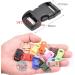 100 Pack Assorted 3/8 Curve Contoured Side Release Buckle for Parachute 550 Cord - FLC003-C Solid Mix - Sewing Accessories - Buy Online on GoSupps.com