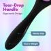 Alpree Classic Styling Hair Brush 9 Row for Natural Thick Curly Hair | Nylon Bristle Detangler for Ringlets & Defined Curls - Purple - Buy Online on GoSupps.com