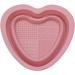 Brush Cleaner Bowl Heart Shape Silicone Cosmetic Brush Cleaner - Foldable Portable Washing Tool Brush Cleaning Pad for Makeup Lovers pink - Buy Online on GoSupps.com