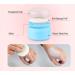Buy Plastic Powder Puff Portable Container with Strainer & Lint Puff Perfect for Home & Travel Blue 1 Pack - Buy Online on GoSupps.com
